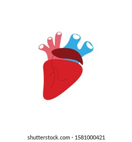 love or heart vector, symbol or illustration vector.