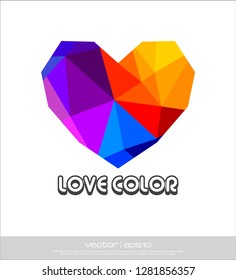 love heart vector template