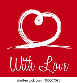 Love heart vector Valentine