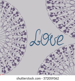 Love and hearts Background