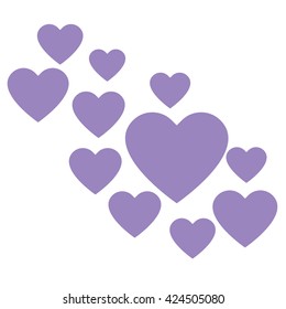 Love hearts, A collection of love hearts vector.