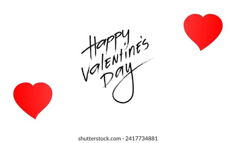 Love hearts love day vector for cards and templates design. valentine's day vector template design.