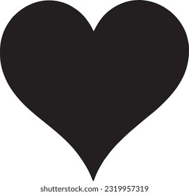 Love Hearts flat icon. Vector black symbol. Pictograph is isolated on a white background. Trendy flat style illustration for web site design,  ads, apps, user interface.