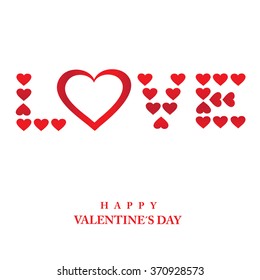 Love Hearts Valentine typeface