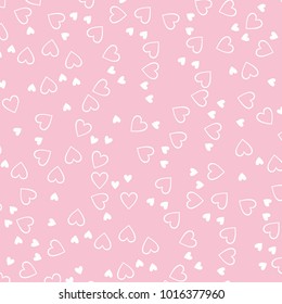 Love hearts vector graphic background wallpaper concept. decorative geometric pattern for web and print