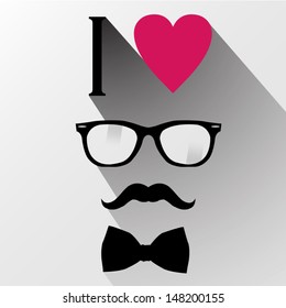 i love hipster shadowed style