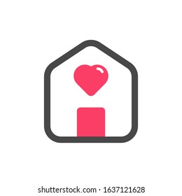 love home red icon valentines day