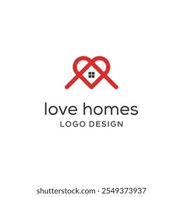  Love And Homes, Business Logo design vector