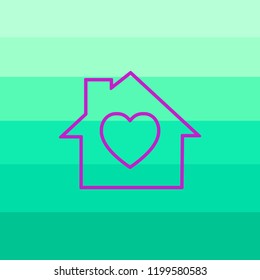Icono de la casa de amor