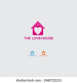 the love house vector