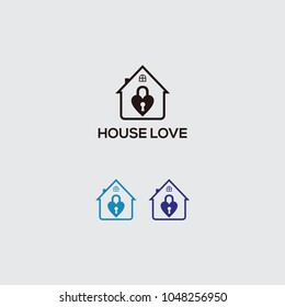 love house vector