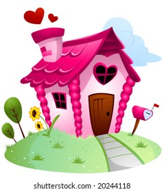 Love House - Vector