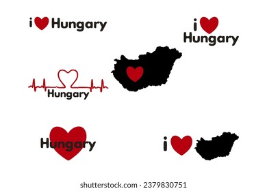 I love Hungary. Patriotic Sublimation Bundle 