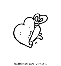 Liebe tut Cartoon weh