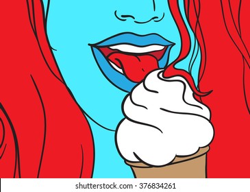 I love ice cream