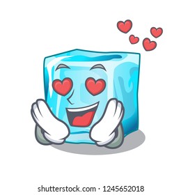 In love Ice cubes set on wiht character