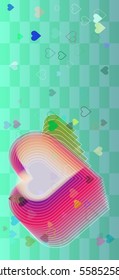 love icon background