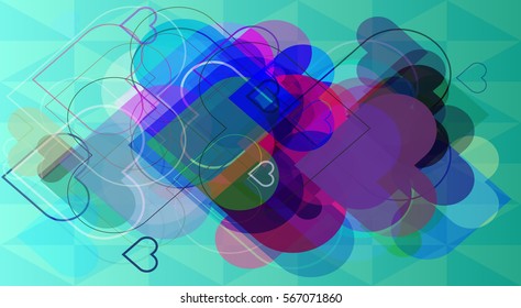 love icon background