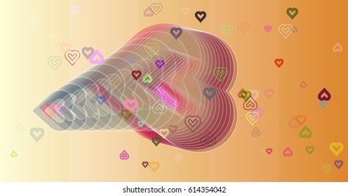 love icon background