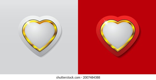 love icon background 3d illustration