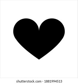 Love icon black vector design