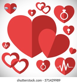 Love icon design 