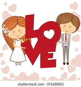 Love icon design 