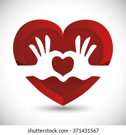 Love icon design 