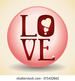 Love icon design 
