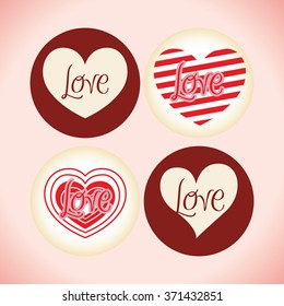 Love icon design 