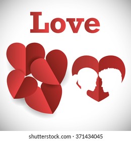 Love icon design 