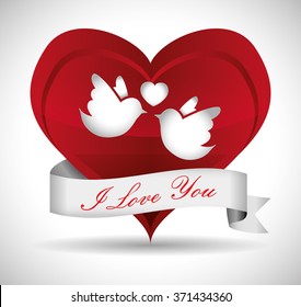 Love icon design 