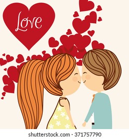 Love icon design 