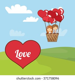 Love icon design 