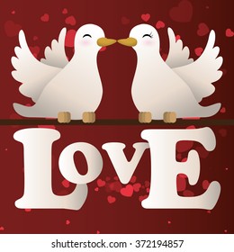 Love icon design 
