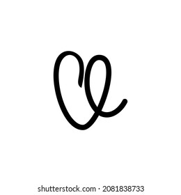 a love icon design concept