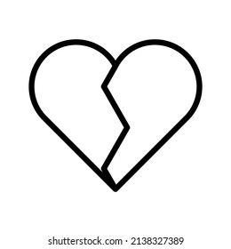 diseño de icono de amor, trazo editable. mejor utilizado para web, banner, flayer o aplicación. ilustración vectorial formato de archivo EPS 10