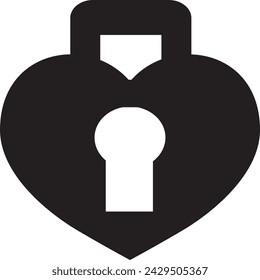 Love icon design illustration flat style isolated on white background.