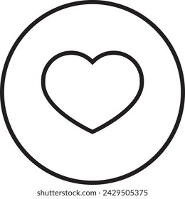 Ilustración de diseño de icono de amor estilo plano aislado sobre fondo blanco.