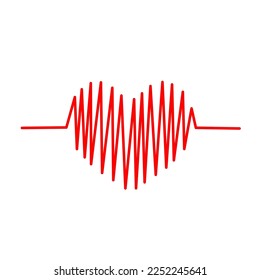 Diseño de iconos de amor, icono sencillo con concepto de elegancia