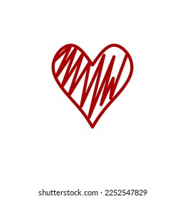 Love icon design, simple icon with elegance concept, perfect for Valentine symbol