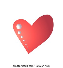 Love icon design, simple icon with elegance concept, perfect for Valentine symbol