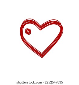 Diseño de iconos de amor, icono simple con concepto de elegancia, perfecto para el símbolo de San Valentín