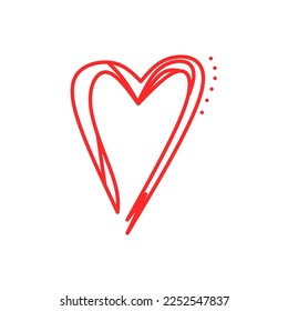 Love icon design, simple icon with elegance concept, perfect for Valentine symbol