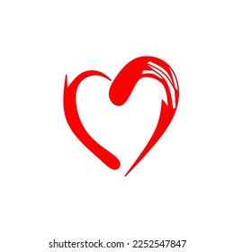 Love icon design, simple icon with elegance concept, perfect for Valentine symbol