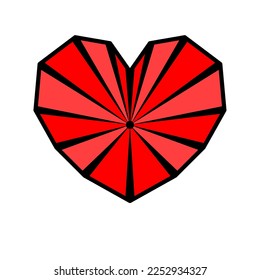 Diseño de iconos de amor, icono sencillo con concepto de elegancia
