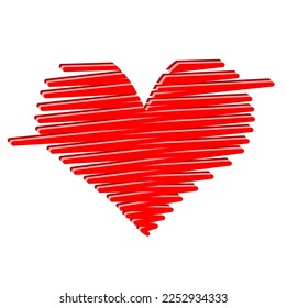 Diseño de iconos de amor, icono sencillo con concepto de elegancia