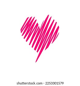 Love icon design, simple icon with elegance concept, perfect for Valentine symbol or your bussiness logo