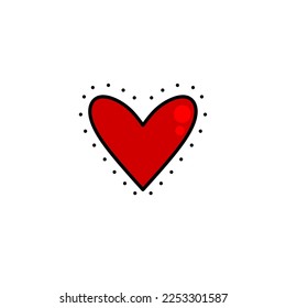 Love icon design, simple icon with elegance concept, perfect for Valentine symbol or your bussiness logo
