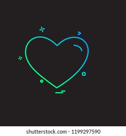 Love icon design vector 